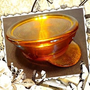 Paden City Military Trinket Glass Box WWII Era